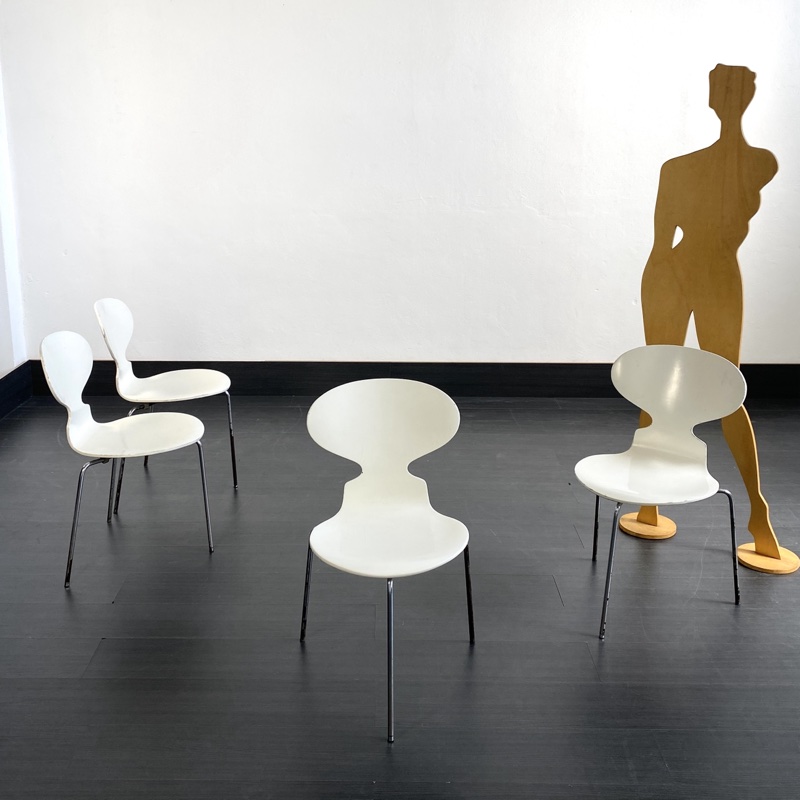 Set sedie Fritz Hansen Jacobsen Ant Chair